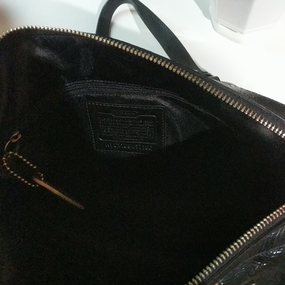 Coach Inlaid C Convertible Signature Satchel - Picture 5 of 8